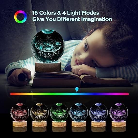 LumiGlow™ 3D Crystal Lamp Ball