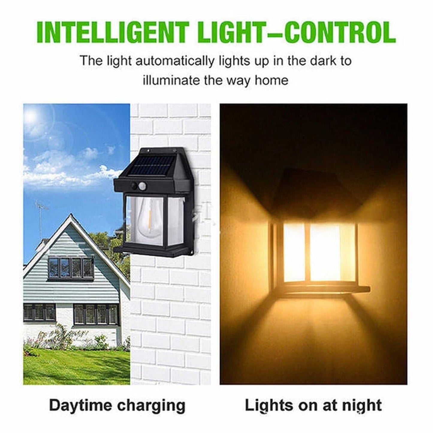 SunGlow™ Solar Wall Light