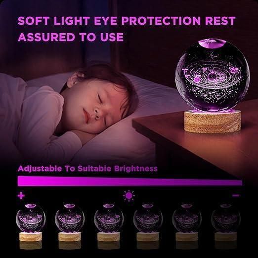 LumiGlow™ 3D Crystal Lamp Ball