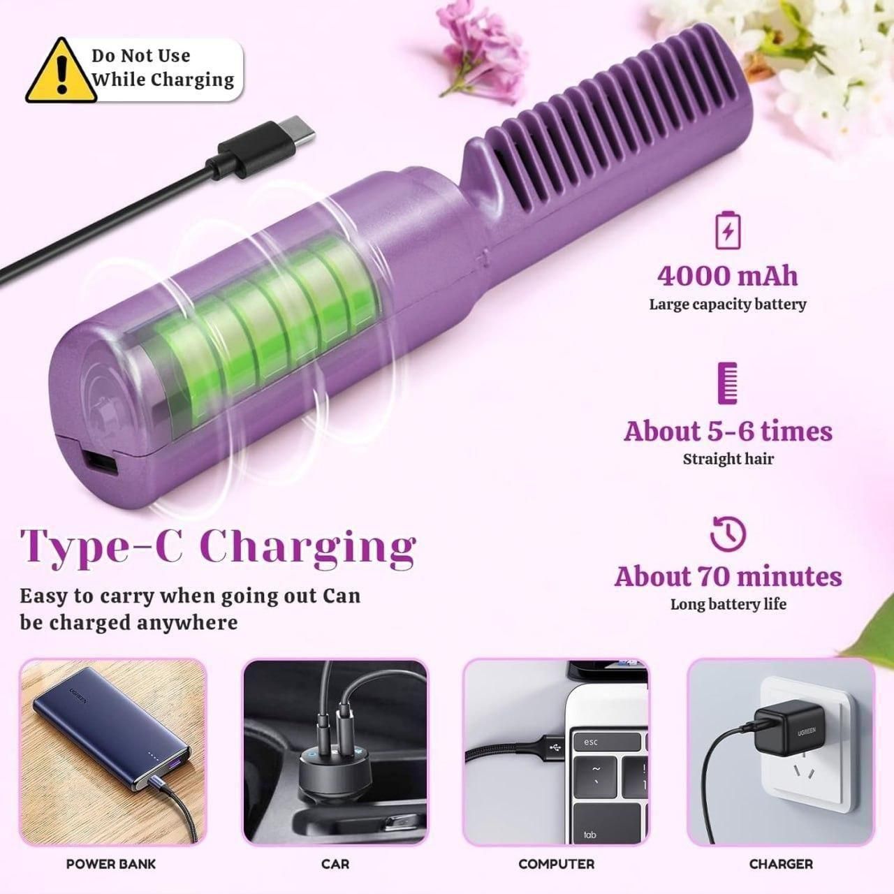 StyleMate™ Cordless Mini Hair Straightener