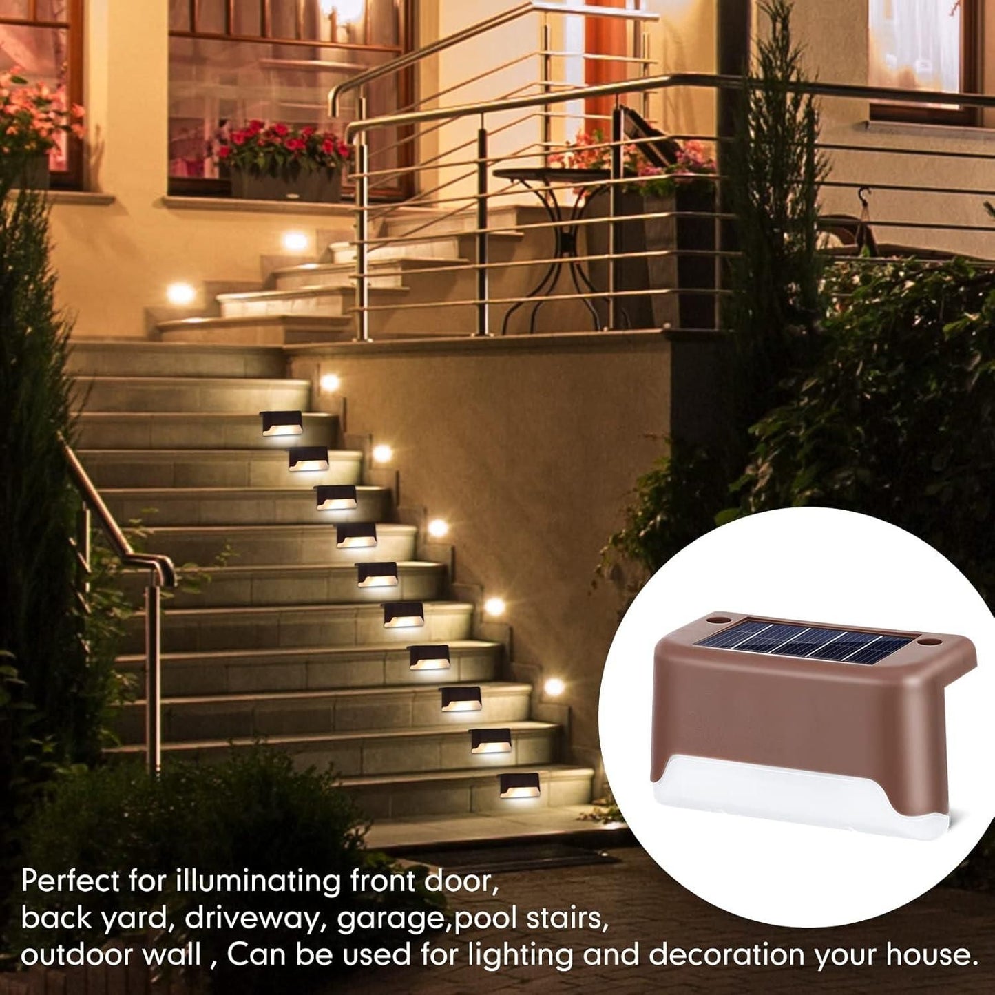 EcoBright™ Waterproof & Solar Step Lights