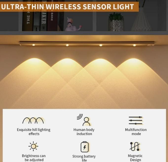 SmartAura™🔦 LED Light Bar with PIR Motion Sensor
