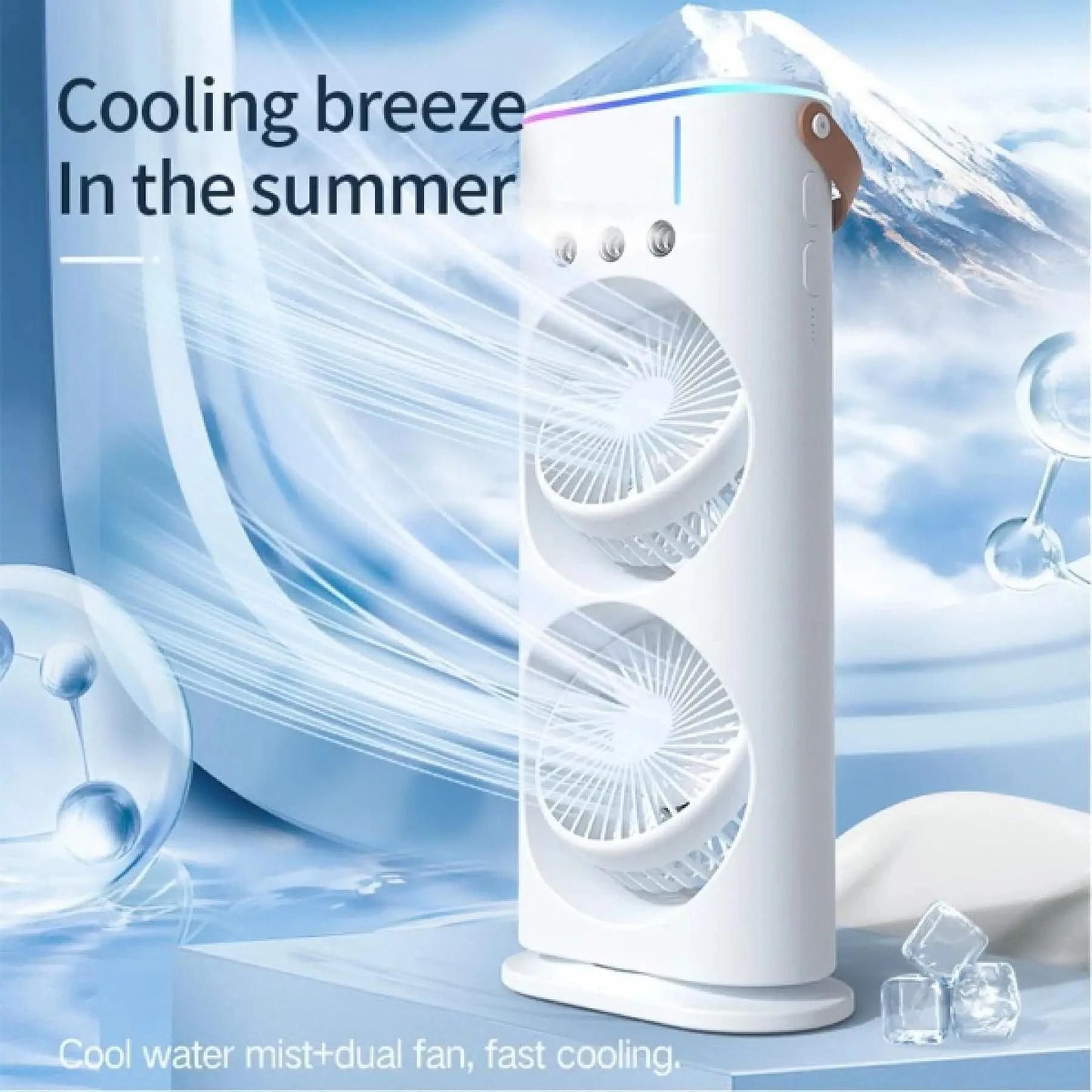 BreezeMist™ Dual Spray Fan