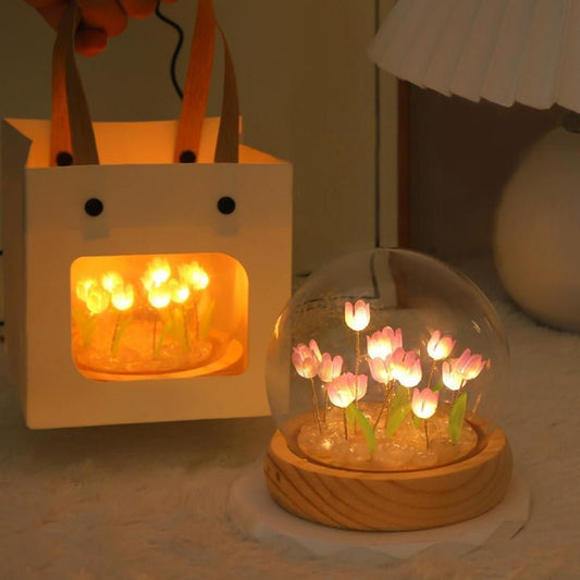 GlowBloom™ Round Tulip Night Light