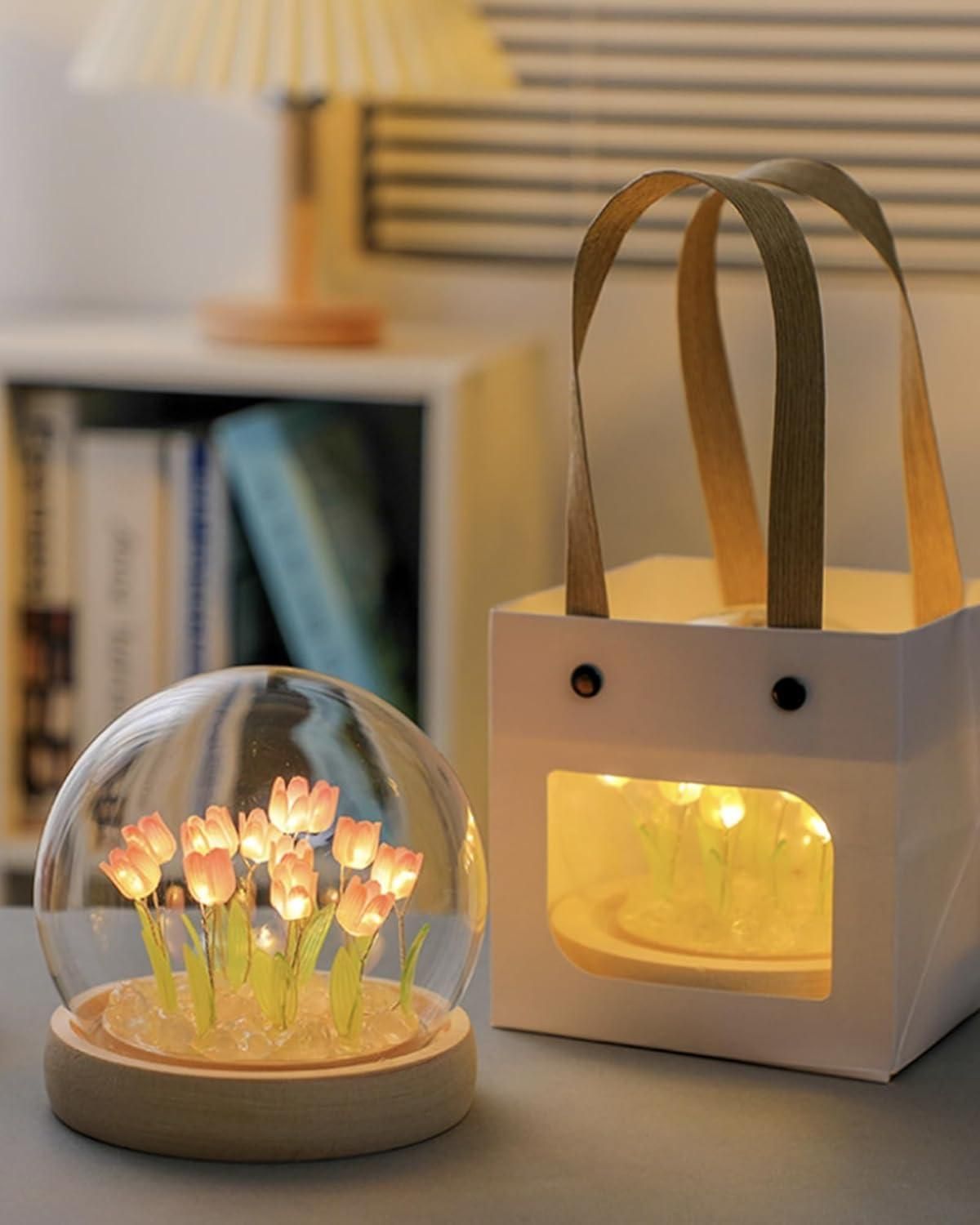 GlowBloom™ Round Tulip Night Light